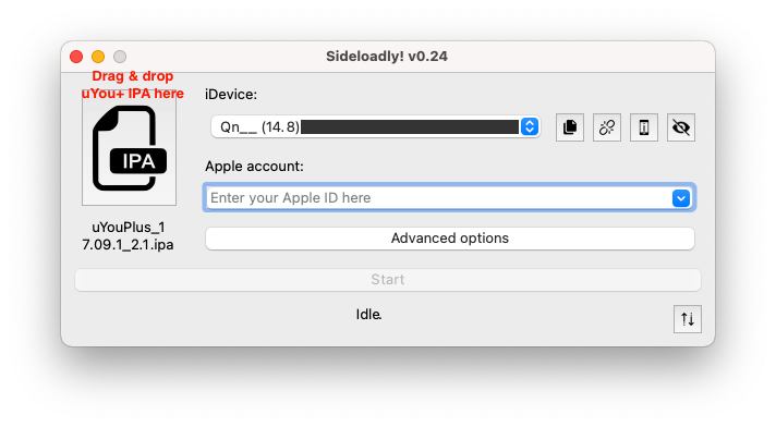 Download delta ios using sideloadly method